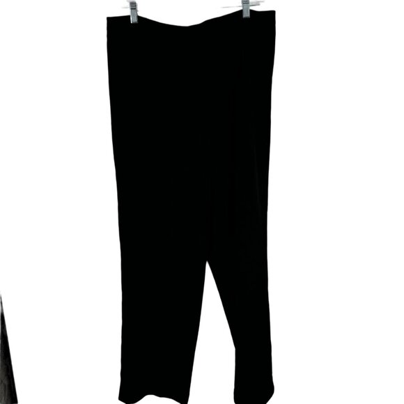 Talbots Women's wool Stretch Black Pants trousers lined Size 16 pockets - Picture 2 of 10